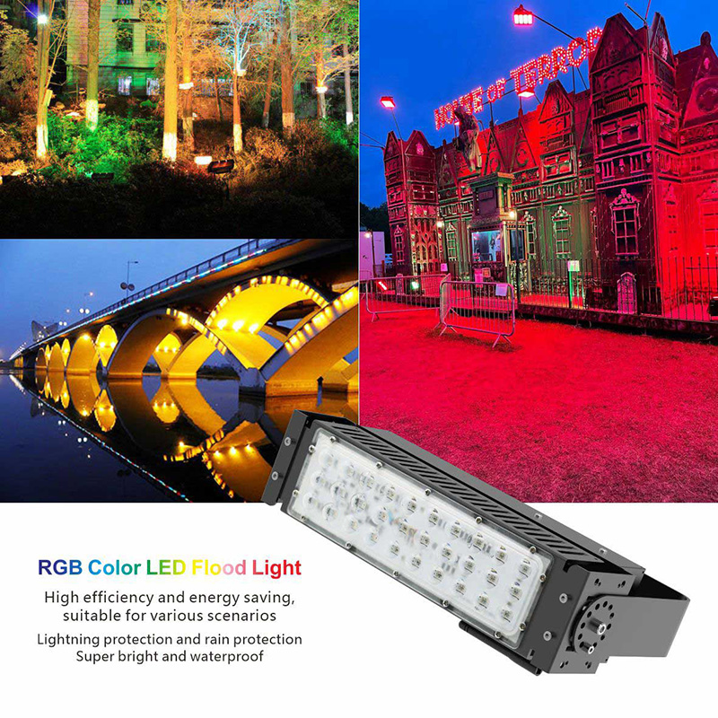 LED彩色投光灯 带？？？？50W变色RGB泛光灯_拉斯维加斯游戏集团