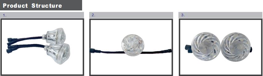 LED全彩点光源  DMX512点光源像素灯适合游乐场用_拉斯维加斯游戏集团