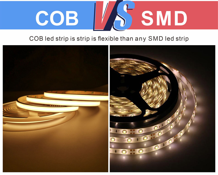 高亮COB灯带绿色 24V低压COB硅胶灯带防水_拉斯维加斯游戏集团