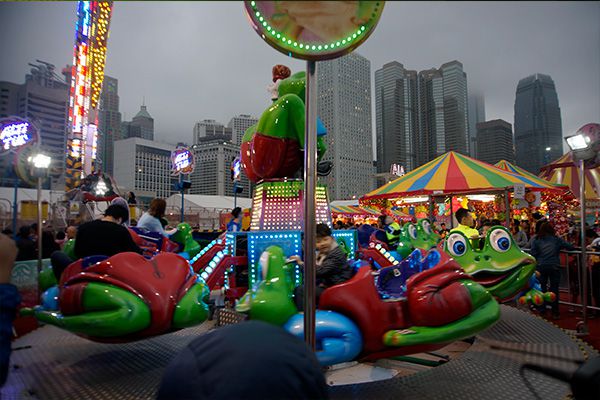 2018拉斯维加斯游戏照明的娱乐灯用在香港中环佳年华展示